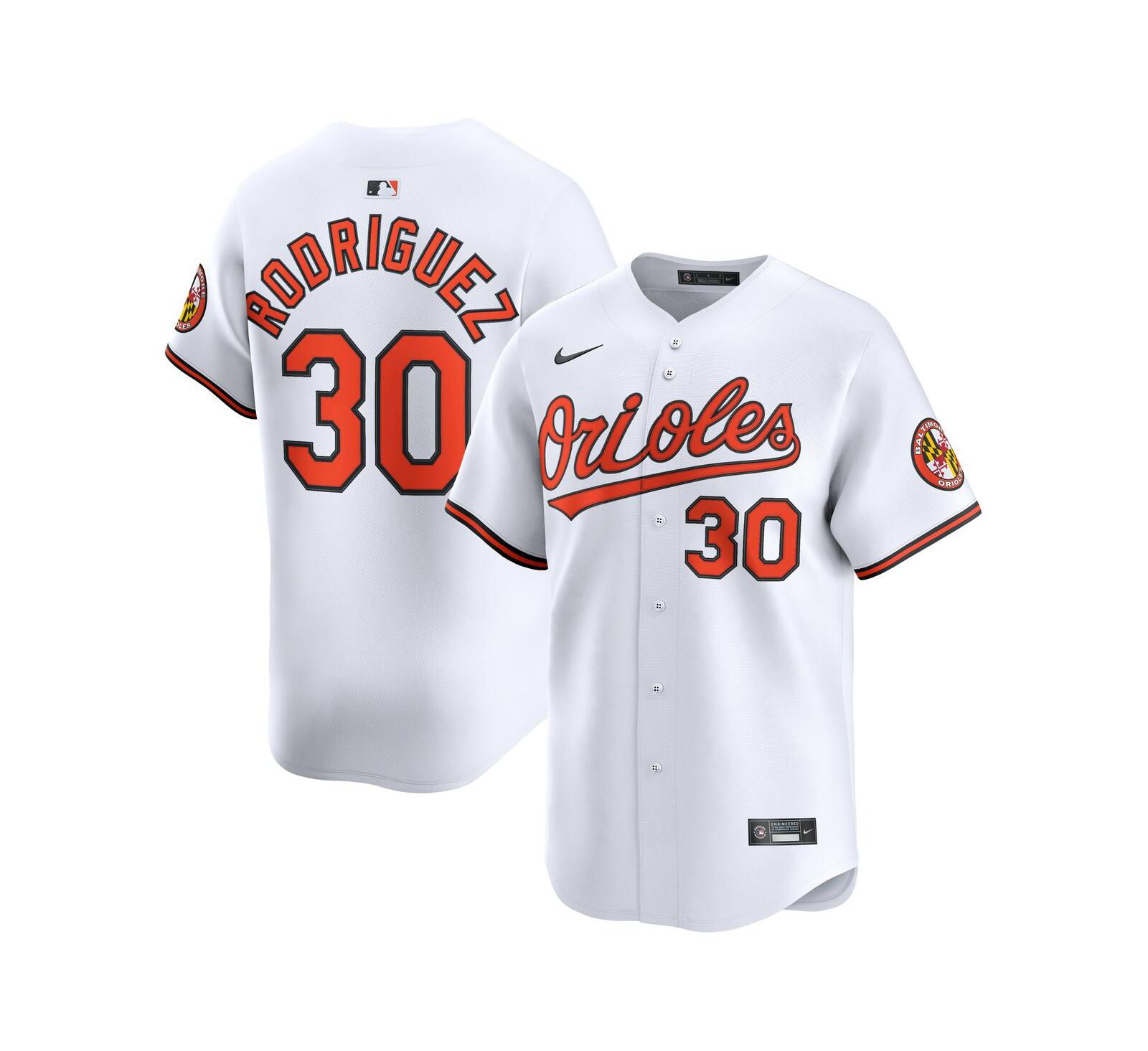 Nike Men's Grayson Rodriguez White Baltimore Orioles Alternate Limited Player Jersey