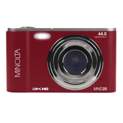 Цифровая камера Minolta MND20-R 44 МП 2.7K Ultra HD, красная