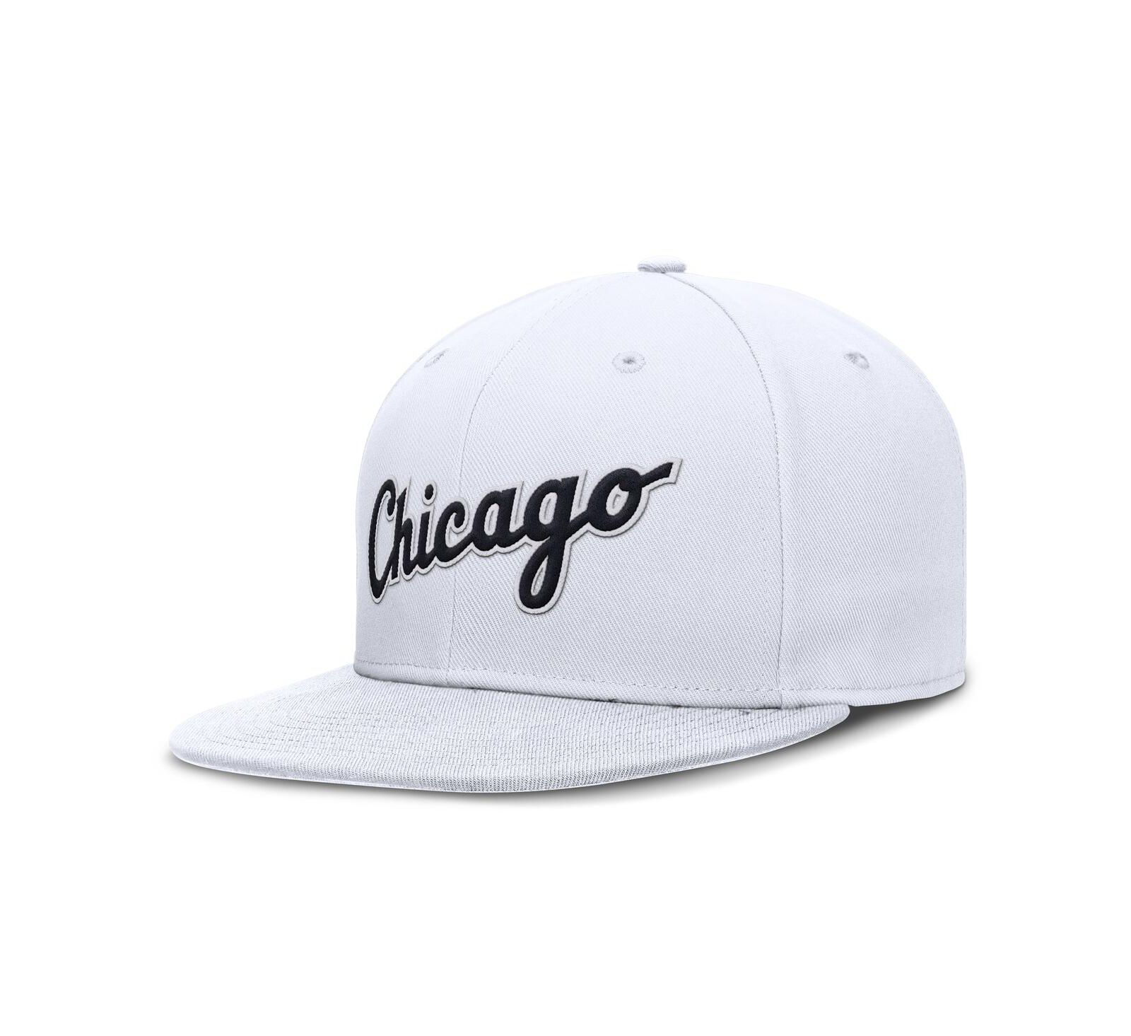 Nike Men's White Chicago White Sox True Performance Fitted Hat
