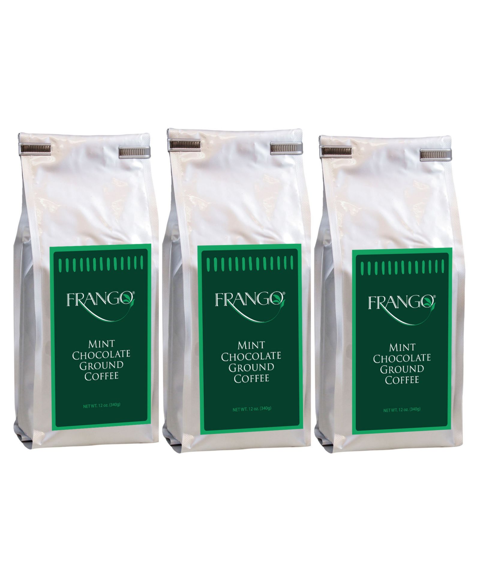 Frango Chocolates Chocolate Mint 12 oz Ground Coffee, 3 Pack