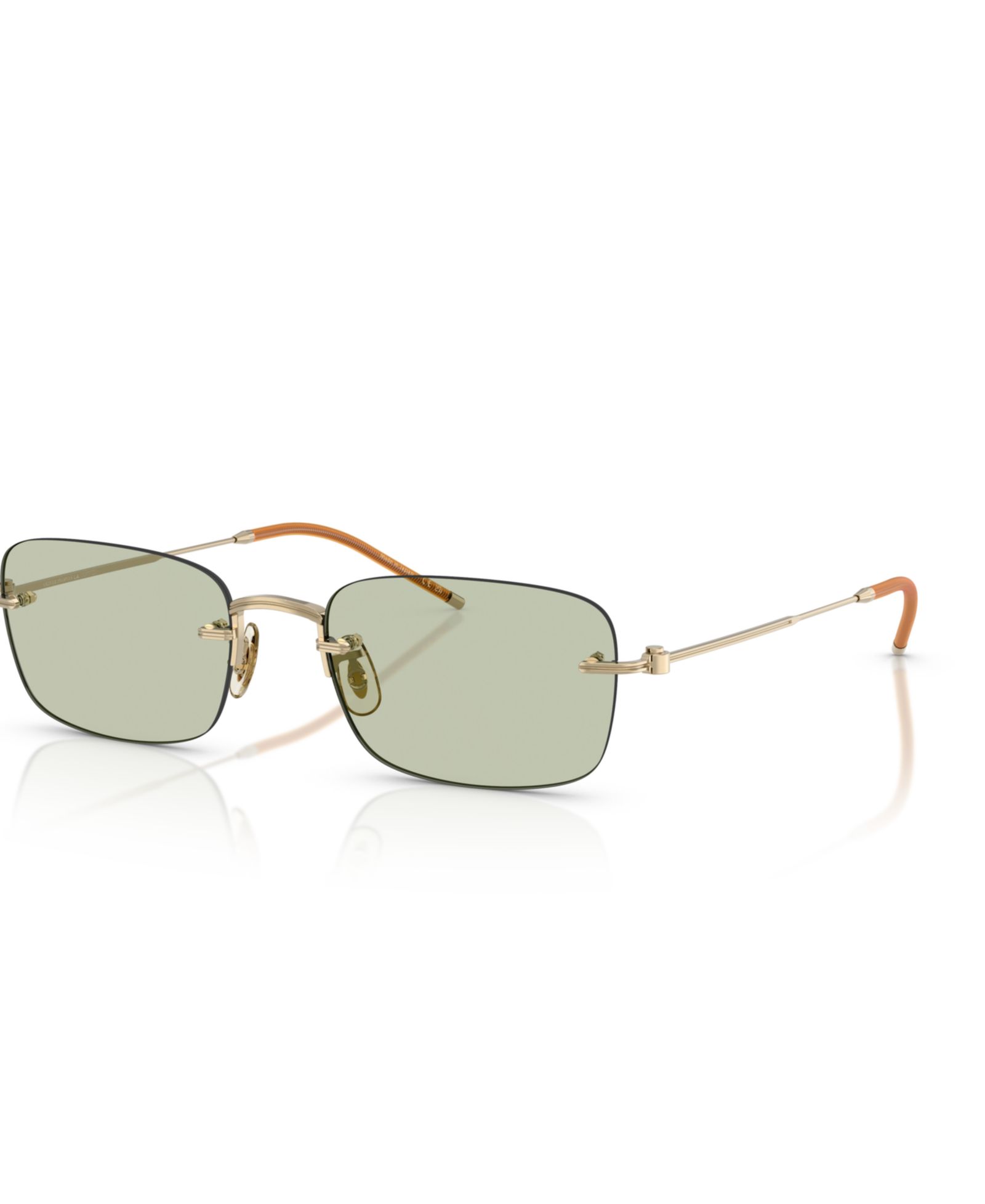 Oliver Peoples Unisex Rectangle Titanium OV1359T TK-10 Eyeglasses
