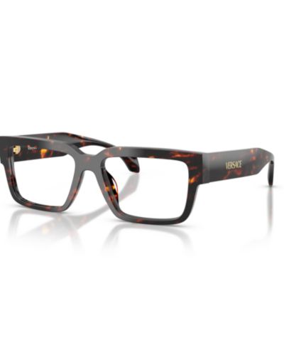 Versace Man Rectangle Plastic VE3374U Eyeglasses