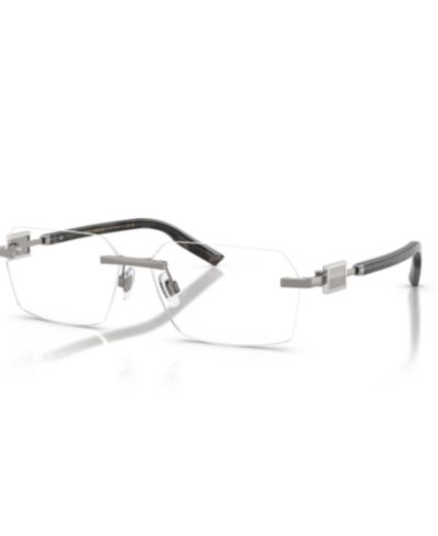Dolce&Gabbana Мужские очки в прямоугольной металлической оправе DG1361