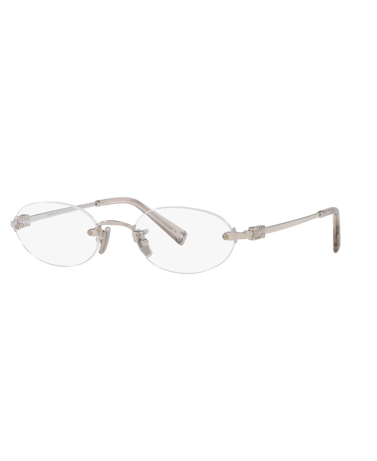 Очки Miu Miu Woman Oval Metal MU 53WV