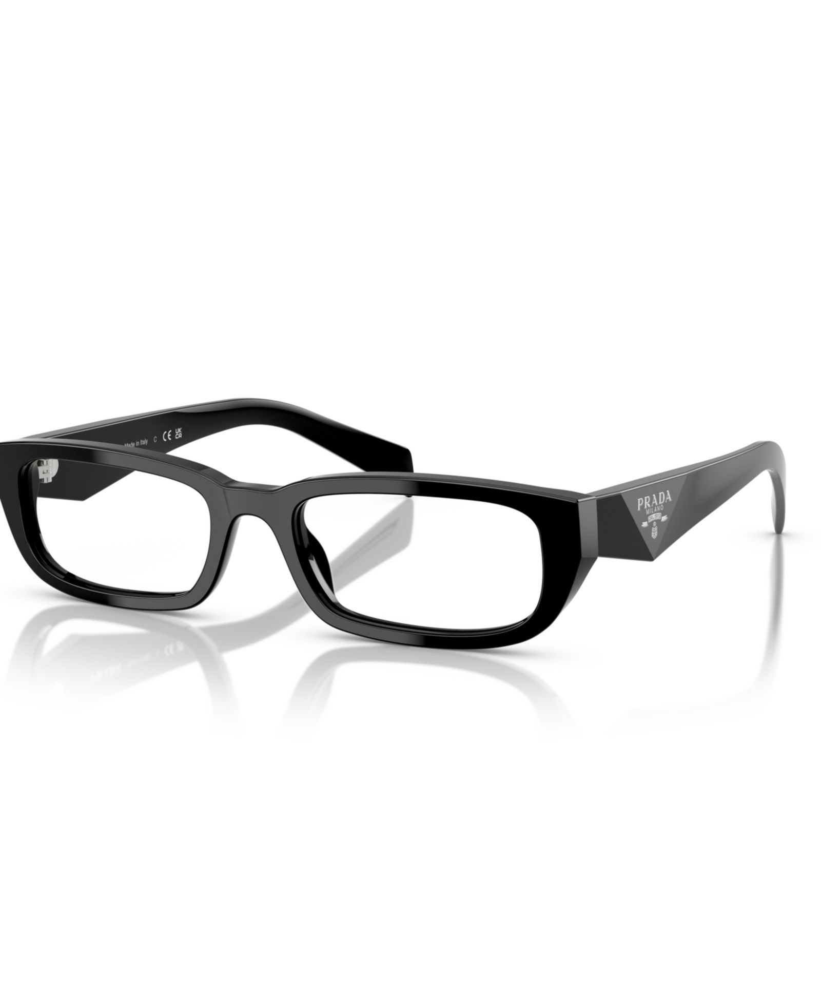 Prada Woman Rectangle Plastic PR B05V Eyeglasses