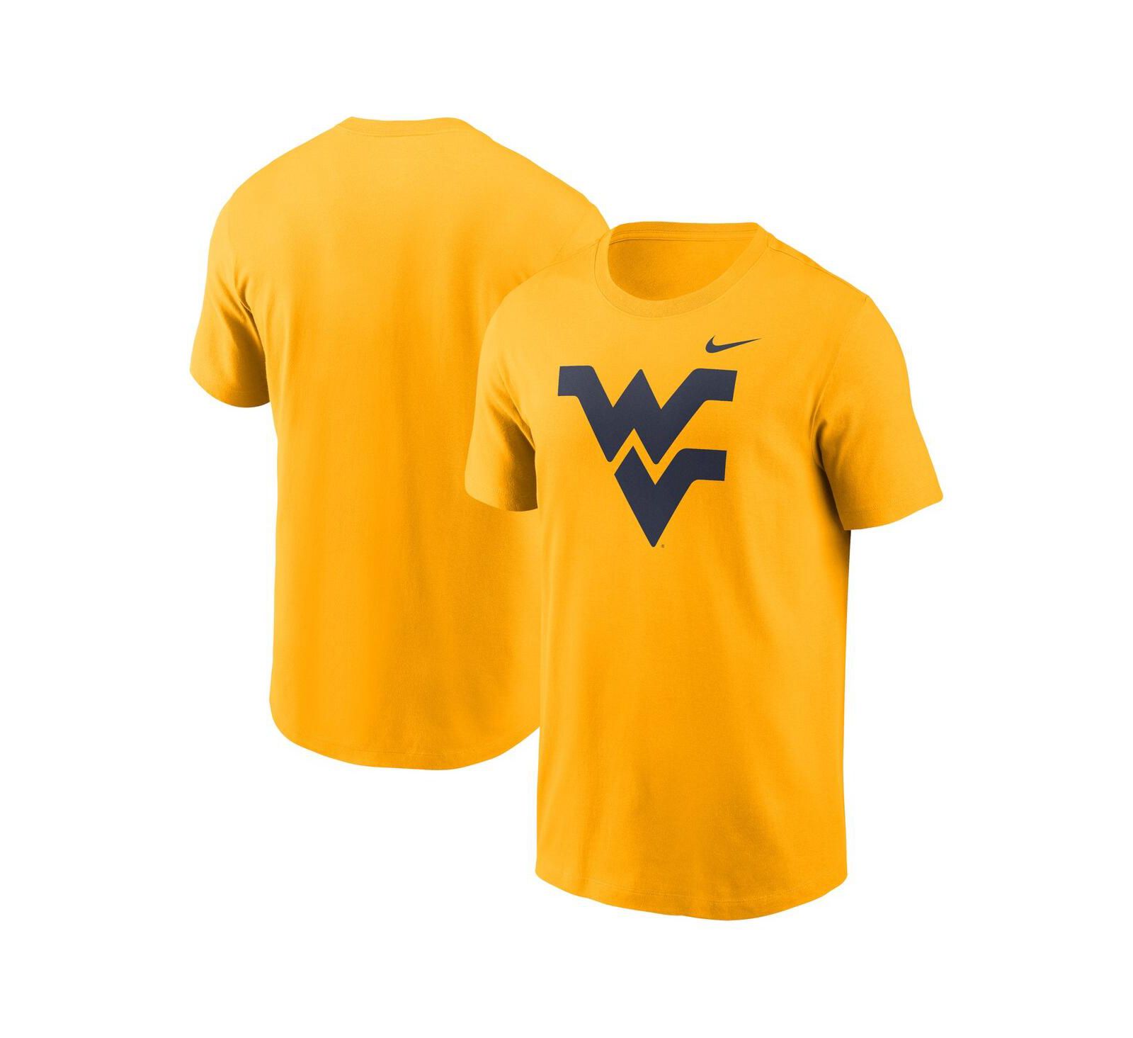 Nike Men's Gold West Virginia Mountaineers Primetime Evergreen Logo T-Shirt