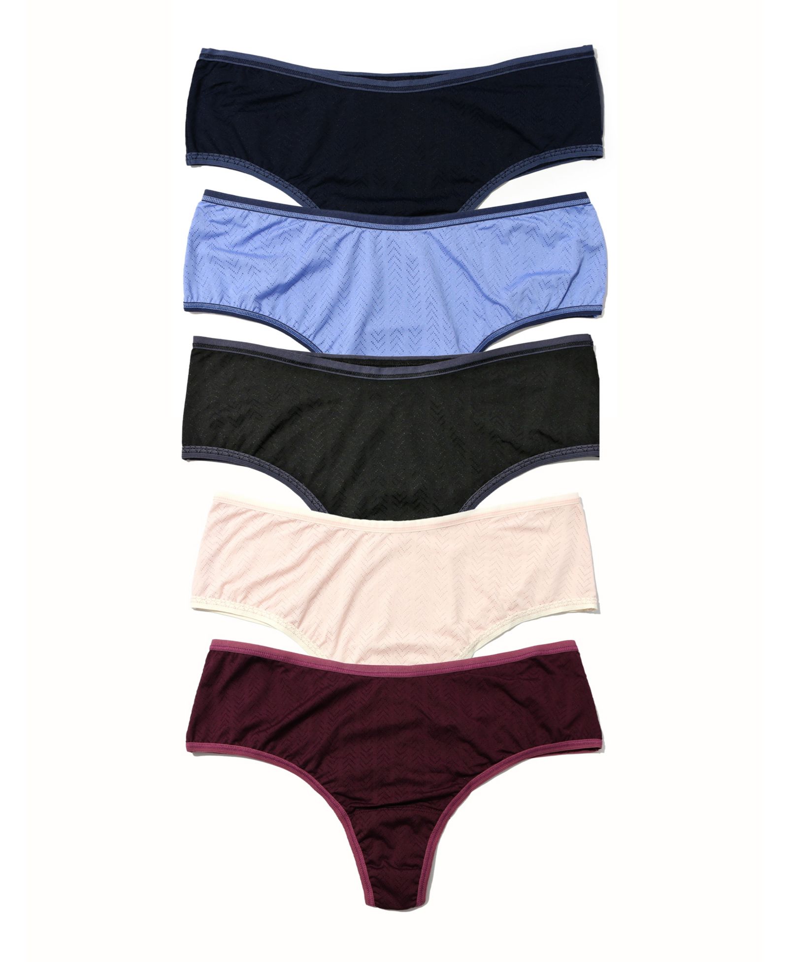 Hanky Panky Женские трусики-стринги Move Calm Hi-Rise 5pk