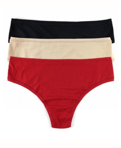 Женские стринги Hanky Panky Play Stretch Hi-Rise, набор из 3 шт