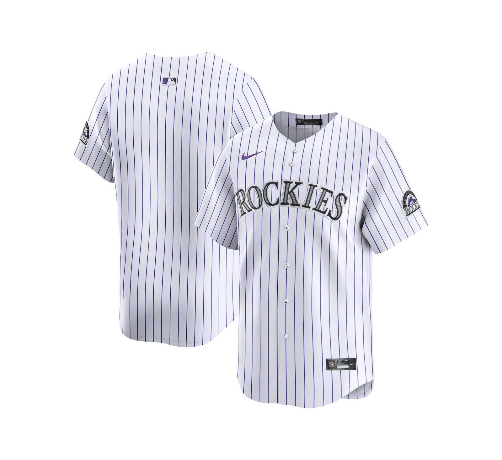 Nike Men's White Colorado Rockies Home Limited Jersey