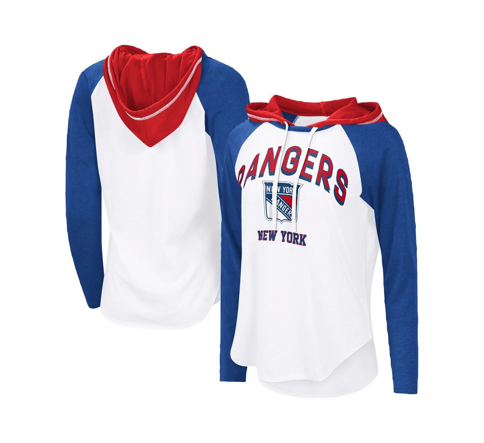 Худи G-III 4Her by Carl Banks Women's New York Rangers VIP Raglan Long Sleeve