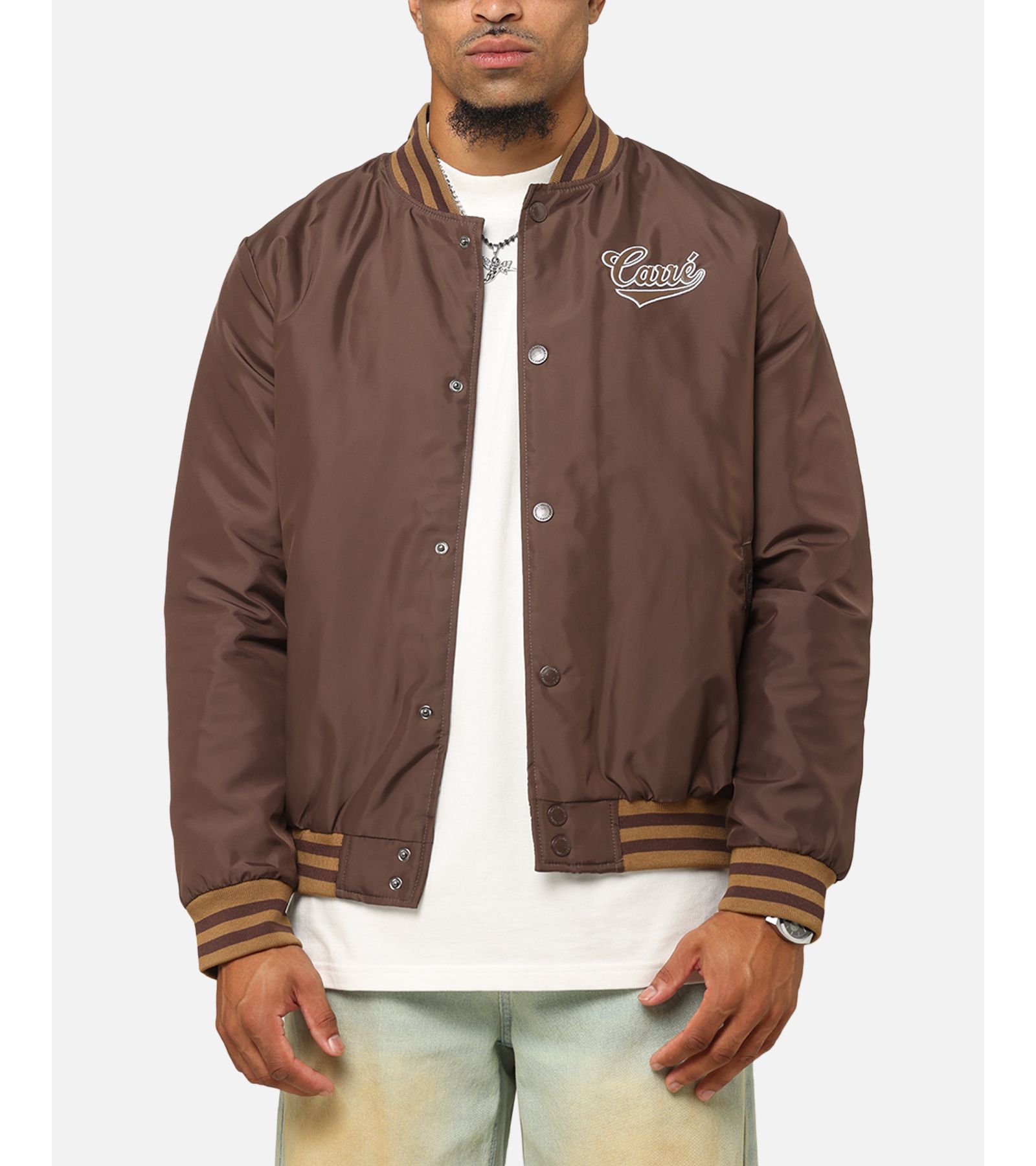 Куртка CARRE Big & Tall Team Puffer Varsity, Brown, 3XL