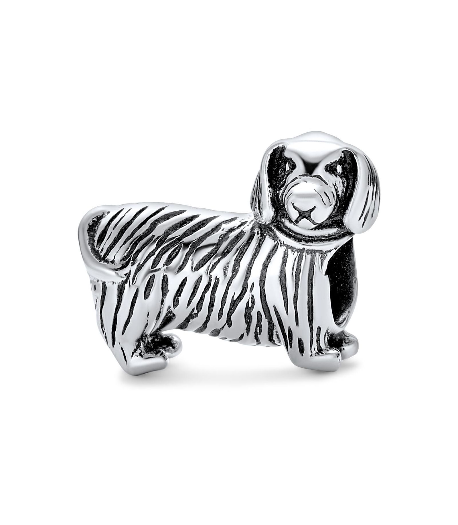 Подвеска Bling Jewelry.925 Sterling Silver Dachshund для браслета