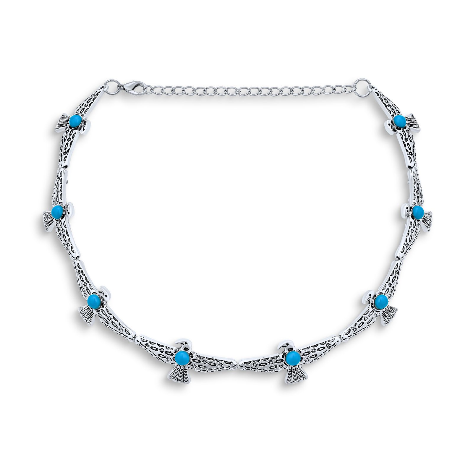 Bling Jewelry ожерелье-чокер с перьями в стиле бохо