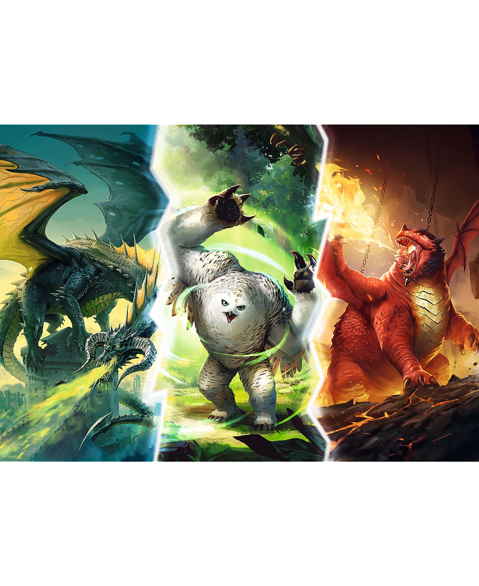 Dungeons & Dragons - Legendary Monsters of Faerun пазл Trefl 1000 деталей