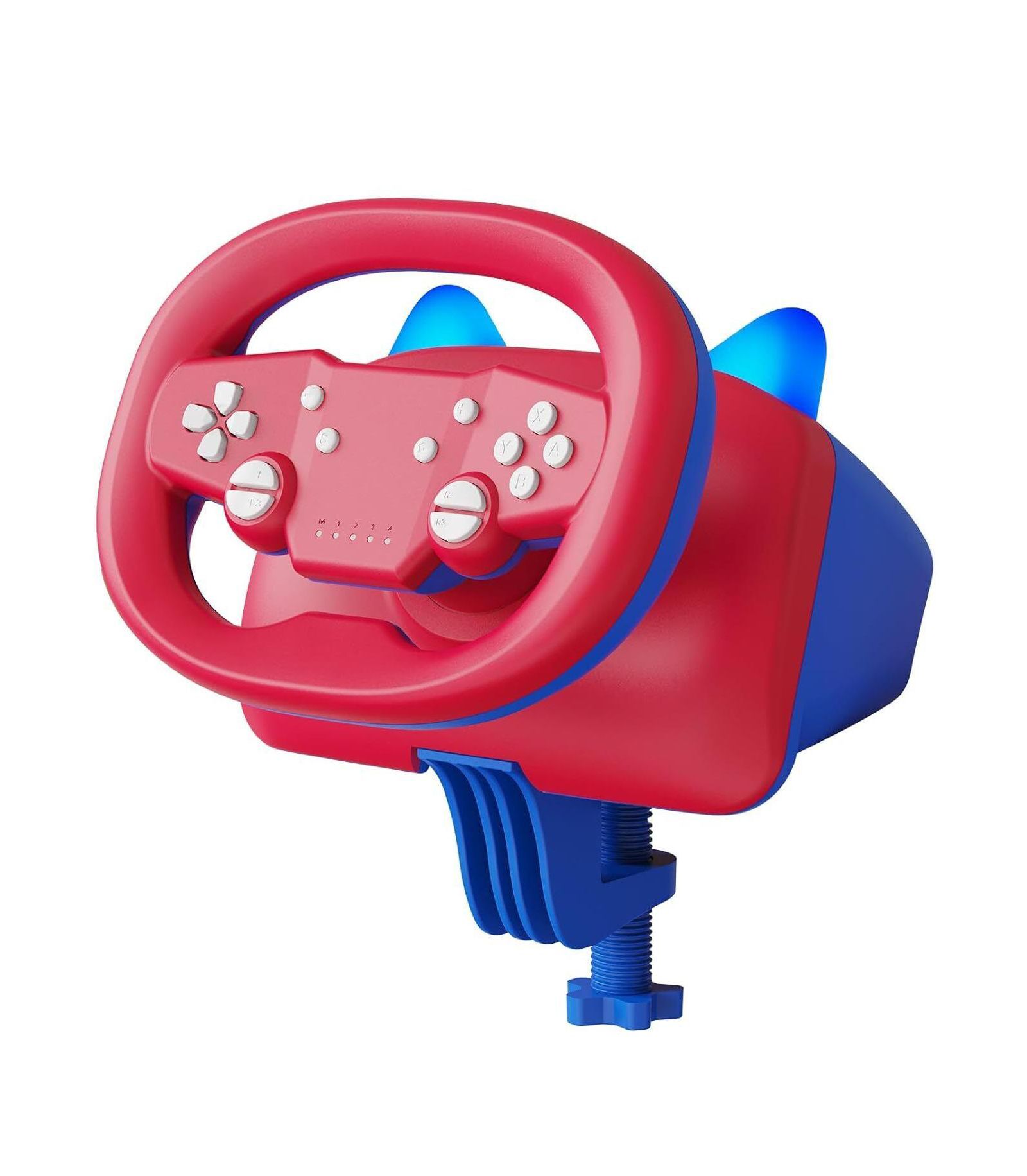Nbcp Wireless Racing Steering Wheel Controller for PC, PS3, PS4, Switch, Android/iOS