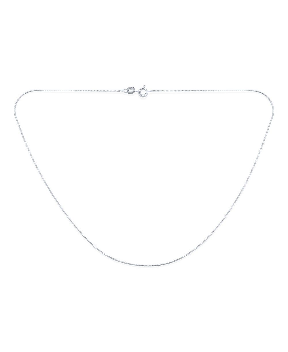 Золоченая цепочка-удав Bling Jewelry 1MM Sterling Silver