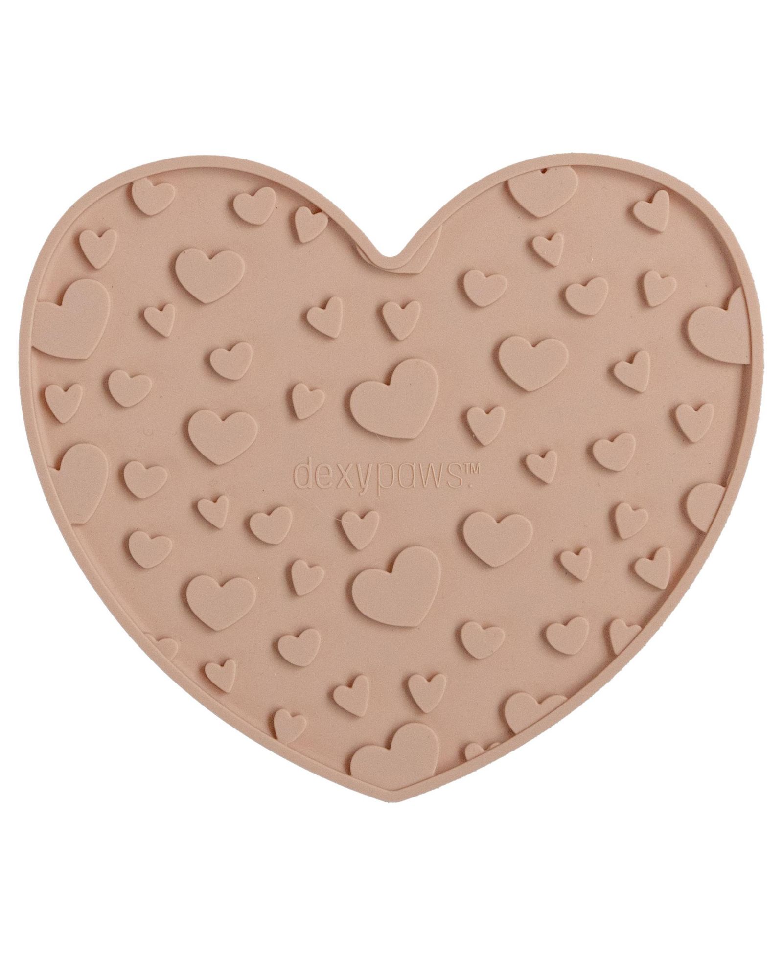 Enrichment Lick Mat: Blush Pink Heart