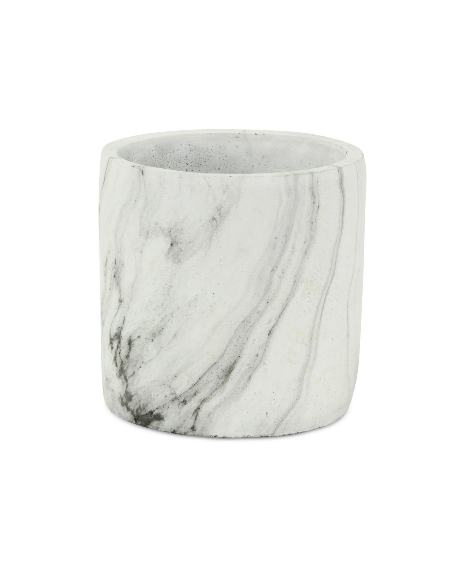 Slickblue Marbleized Ceramic Round Planter - Elegant Pot for Indoor & Outdoor Gardens  5.75x5.75x5.75 inches