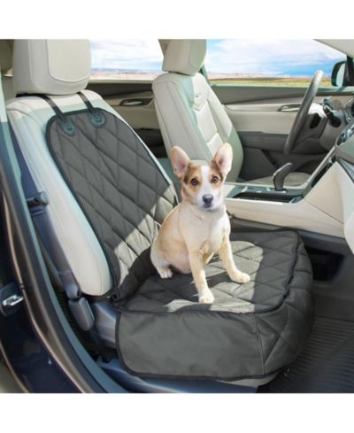 Quilted Pet Front Car Seat Cover: 40" - Grey