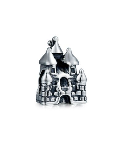 Bling Jewelry Fairytale Castle Daughter Charm Bead for Bracelet .925 Sterling Silver