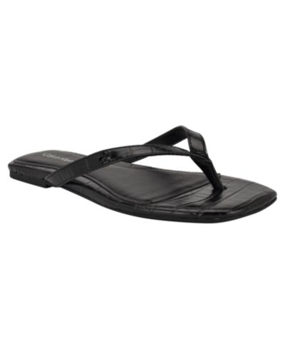 Calvin Klein Women's Stelea Thong Flat Sandals