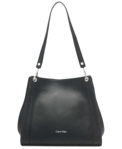 Calvin Klein Garnet Triple Small Compartment Tote Bag