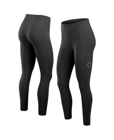 Женские леггинсы Nike Black Iowa Hawkeyes Zenvy Performance