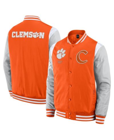 Мужская куртка Fanatics Orange Clemson Tigers Elements Elite Full-Snap