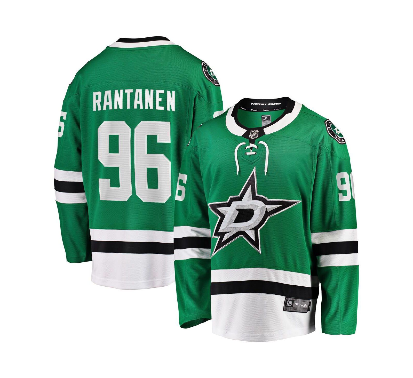 Мужская джерси Fanatics Mikko Rantanen Kelly Green Dallas Stars Home Breakaway Jersey