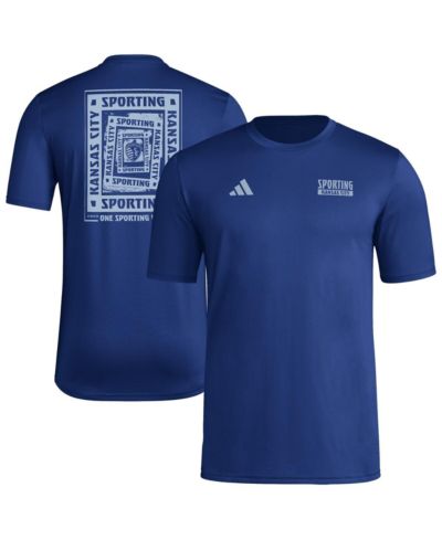 adidas Мужская футболка Sporting Kansas City Local Wrap, Navy
