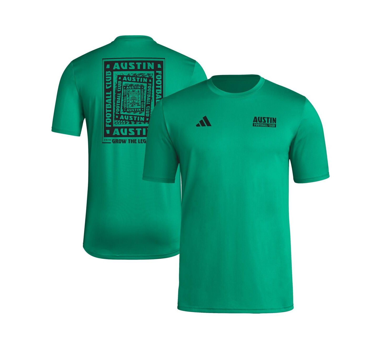 Adidas Men's Green Austin FC Local Wrap T-Shirt
