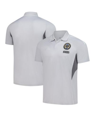 Мужская рубашка-поло Adidas Silver Philadelphia Union 2025 Training