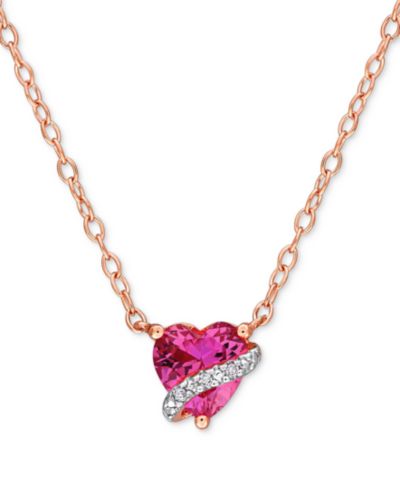 Lab-Created Pink Sapphire