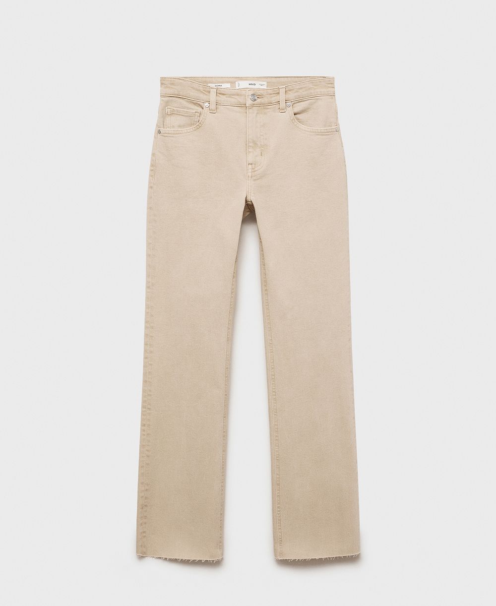 Джинсы Mango Sienna Flared Cropped Женские