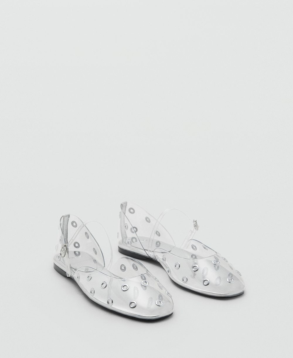 Mango Women's Eyelets Vinyl Shoes
