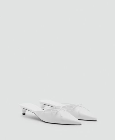 Женские туфли Mango Bow Detail Kitten Shoes