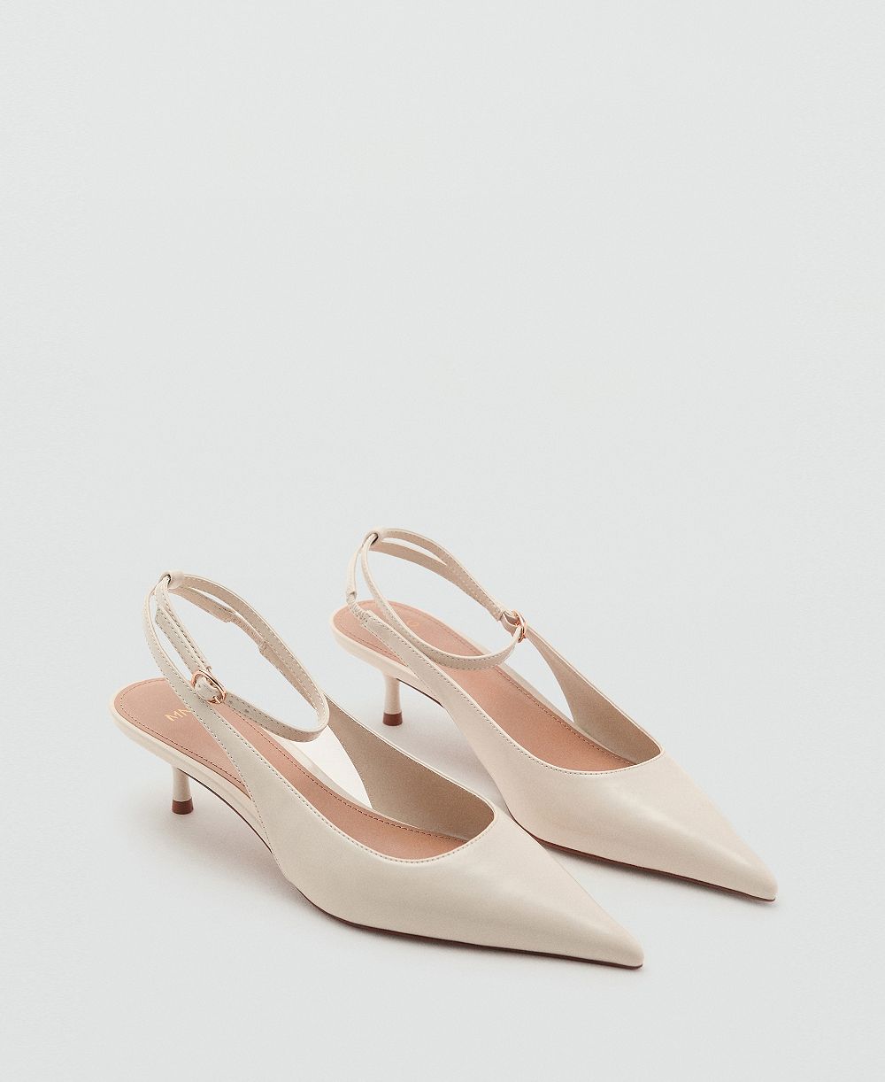 Туфли Mango Women's Kitten-Heel Pointed Shoes