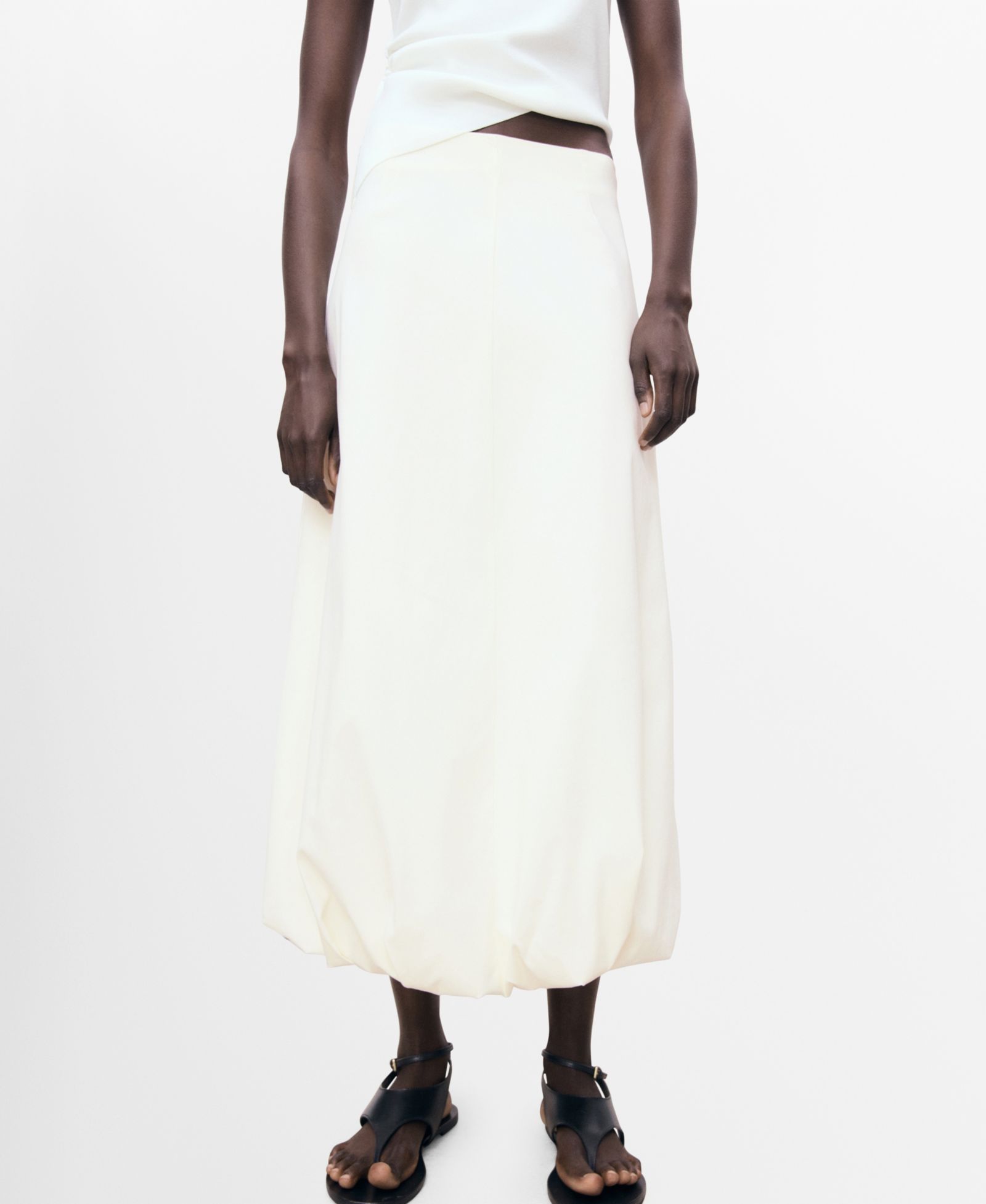 Mango Women's Long Balloon Skirt