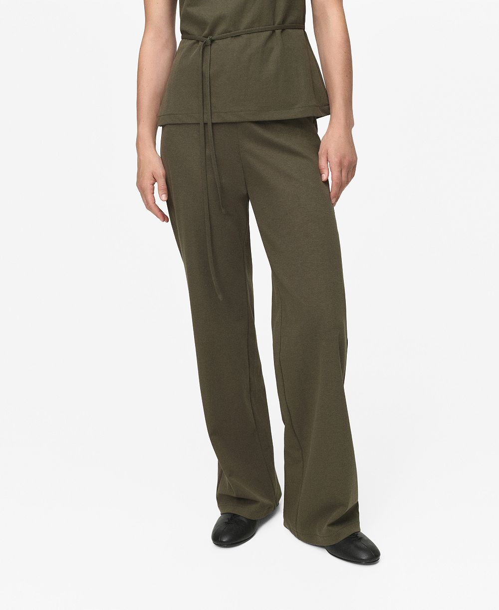 Женские брюки Mango Elastic Waist Straight-Fit