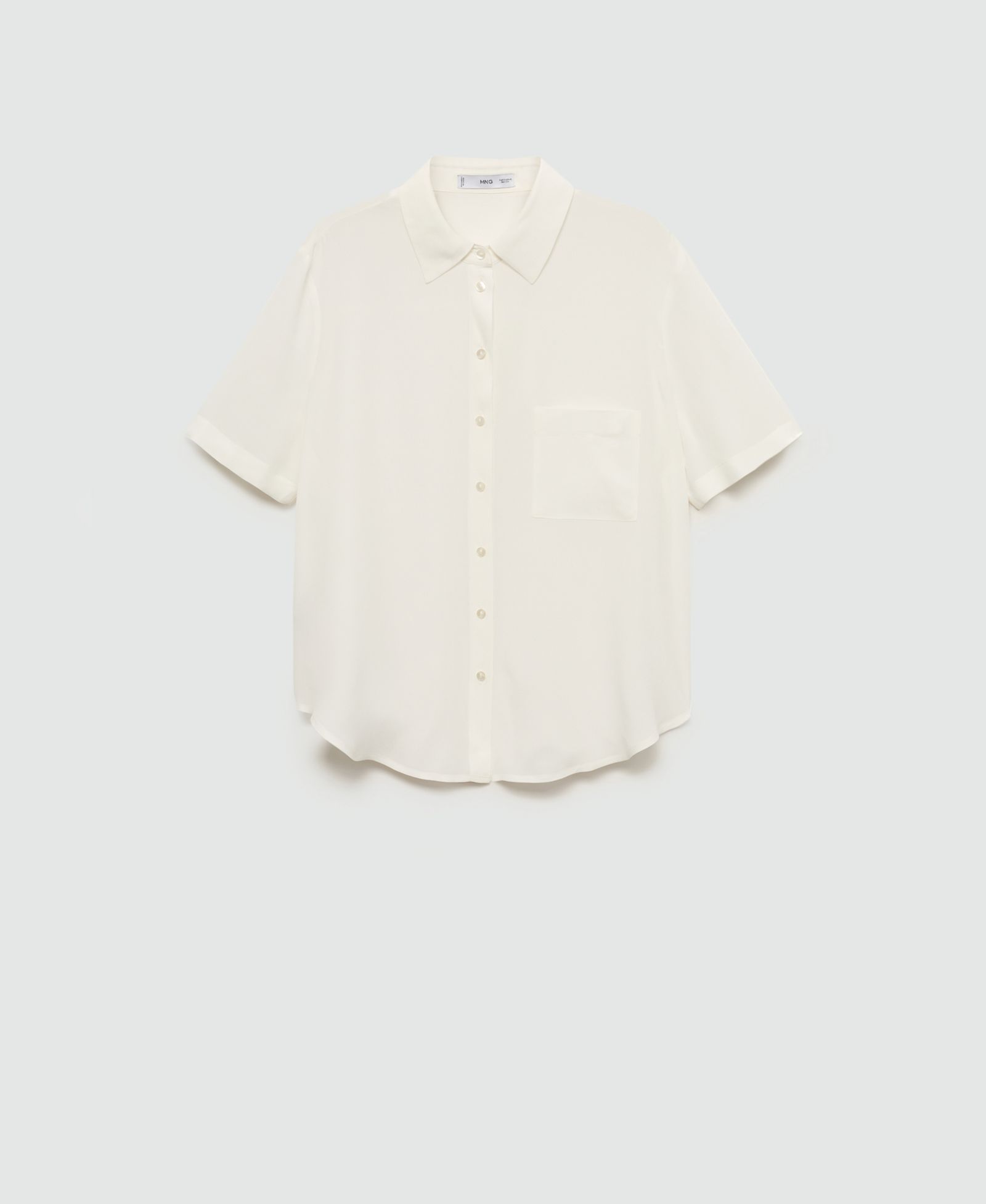 Mango Women's Short Sleeve Shirt