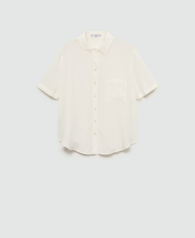 Женская рубашка Mango Short Sleeve