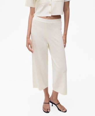 Женские трикотажные брюки Mango Crop
