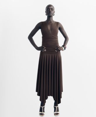 Mango Women's Combined Design Long Dress