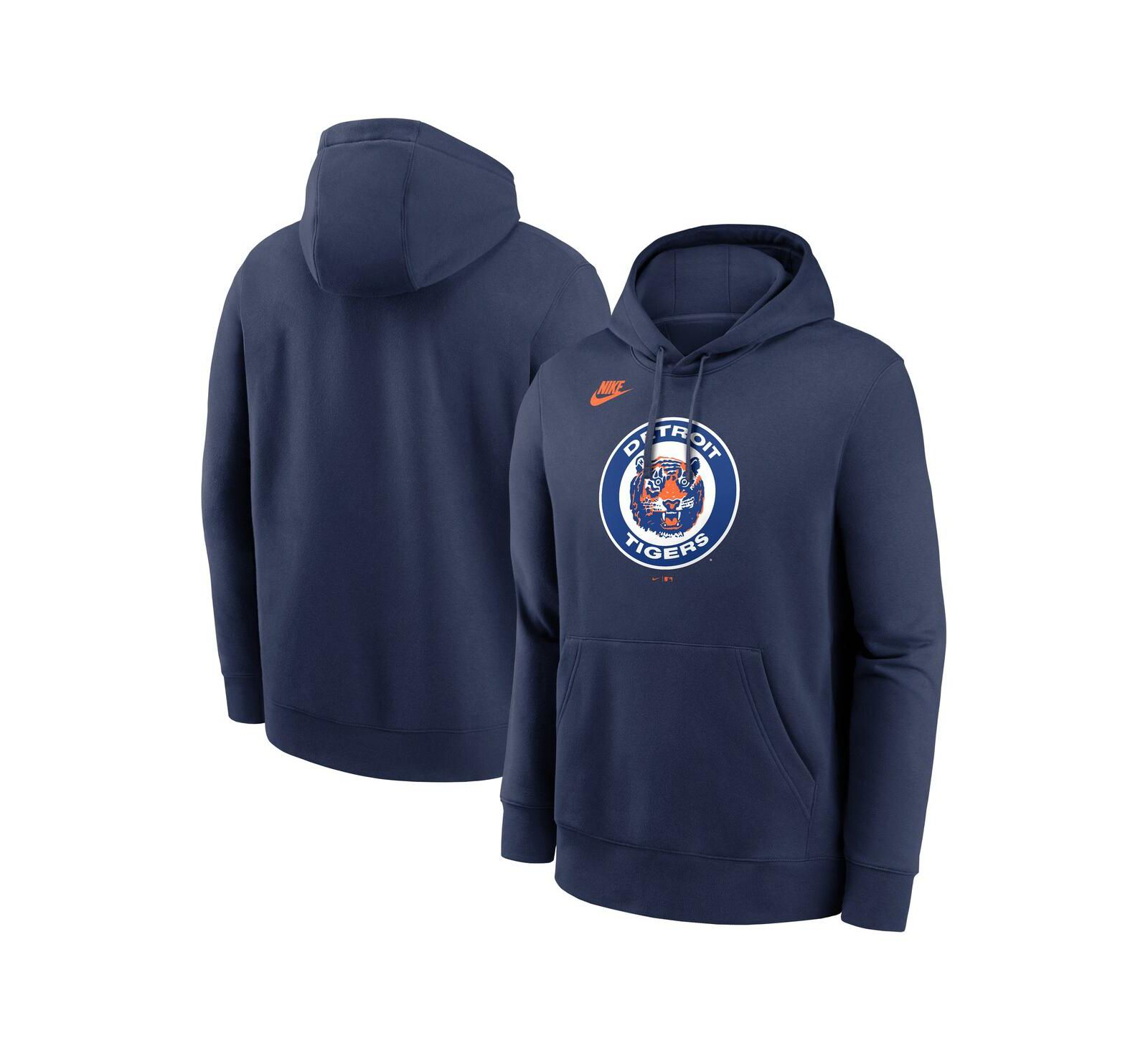Nike Мужское худи Detroit Tigers Cooperstown Collection, цвет Navy