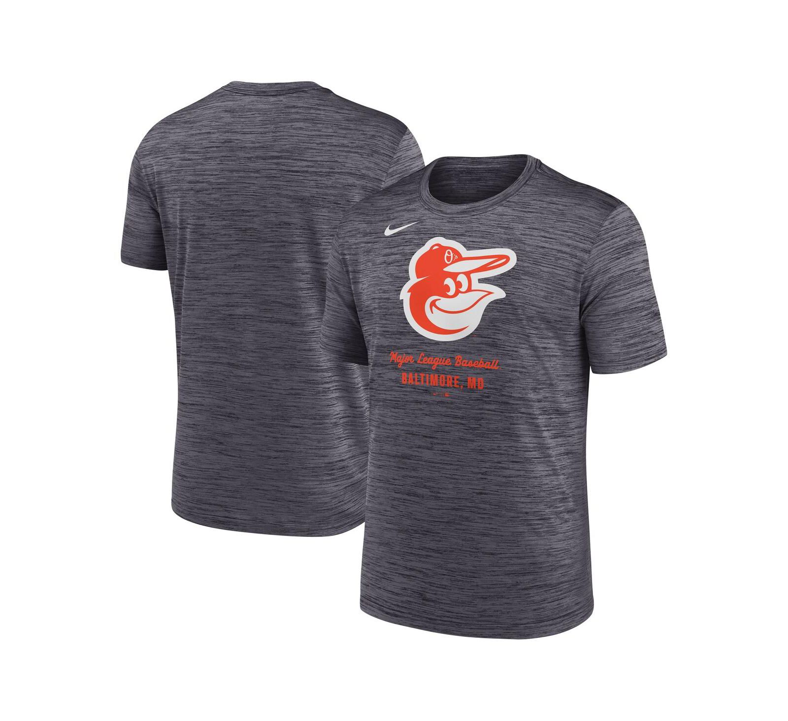 Мужская футболка Nike Gray Baltimore Orioles Velocity Performance