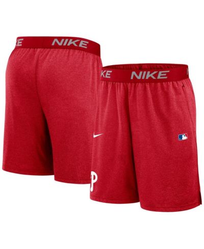 Мужские шорты Nike Philadelphia Phillies Authentic Collection Performance Knit, Red