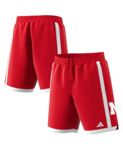 Мужские баскетбольные шорты Adidas Scarlet Nebraska Huskers Swingman Replica