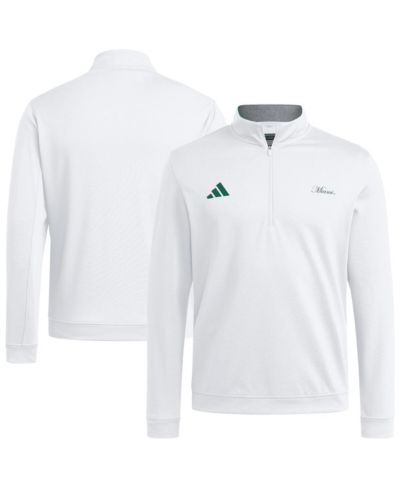 Мужская куртка adidas Miami Hurricanes с молнией на четверть