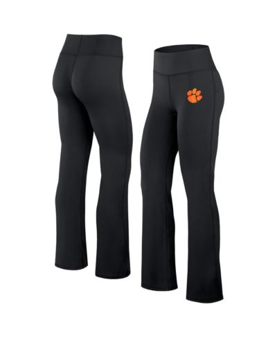 Fanatics Женские леггинсы с расклешенными штанинами Clemson Tigers Training Camp Maxed Out, черный