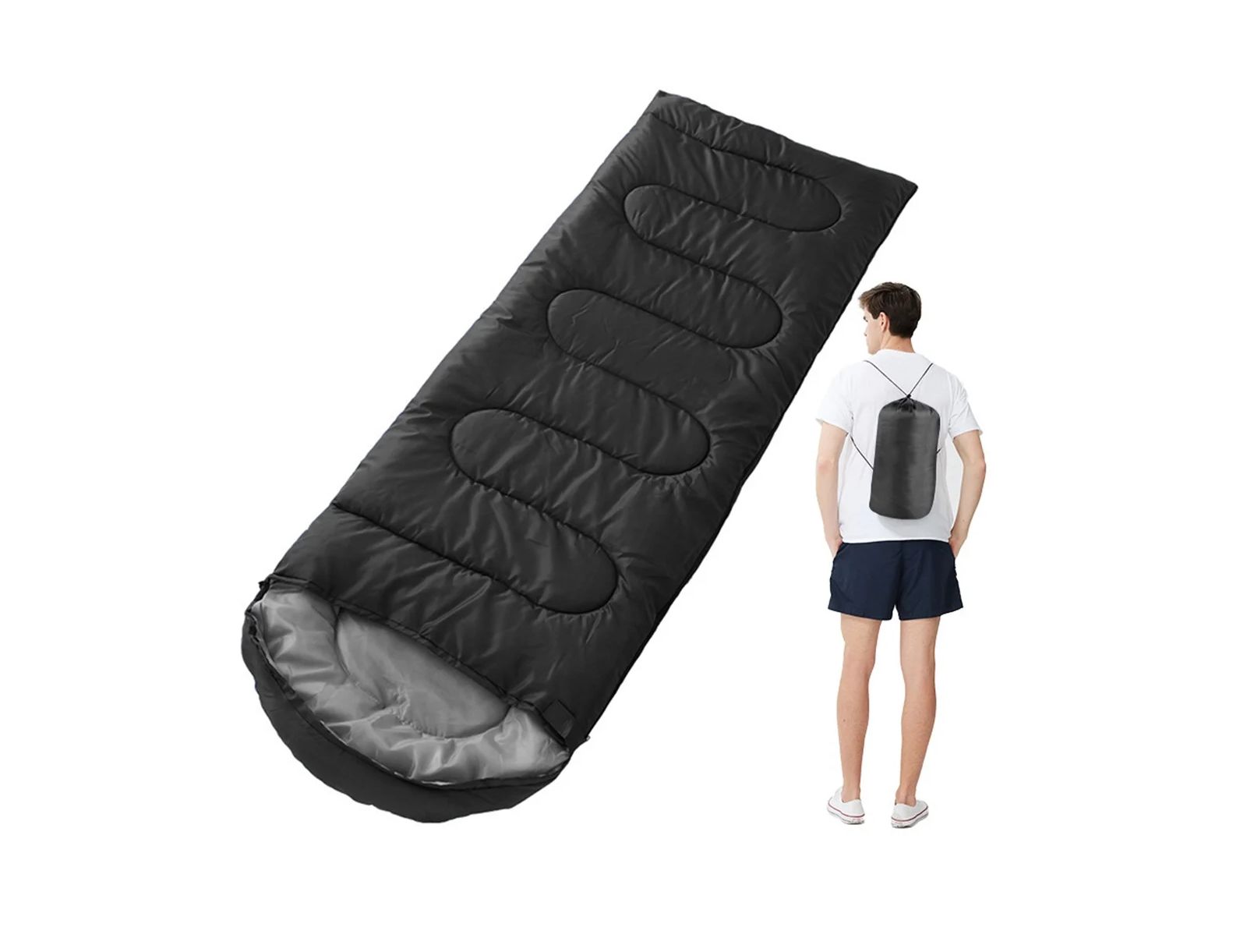 Sleeping Bags Adults Backpacking Lightweight Waterproof Cold Weather Bag Blue